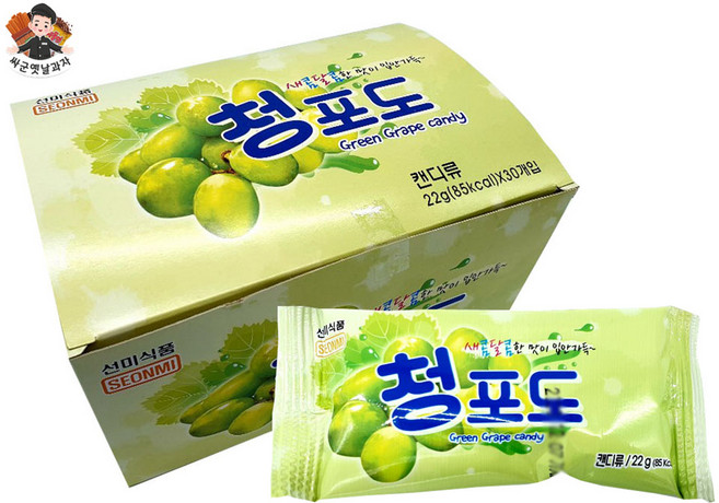선미식품 청포도 22g-, 22g, 30개