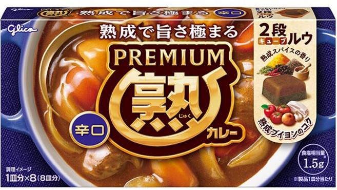 글리코 Glico 프리미엄 숙성 카레 드라이 160g 165488