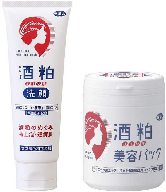 일본직발송 6. 노품 아즈마 상사의 사케 팩 술 사탕 세안 폼 세트 B07PZ2PBDW, 1세트