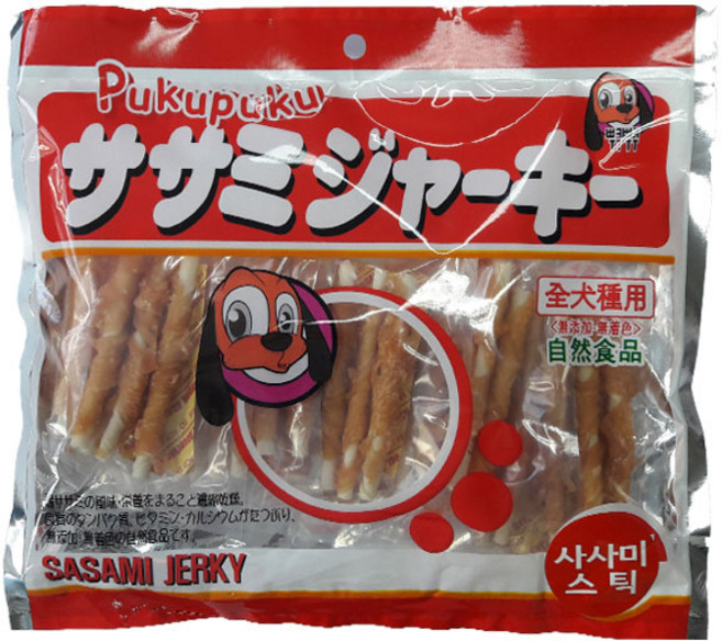 뿌꾸뿌꾸 프리미엄 대용량 강아지간식 - 사사미스틱, 1개