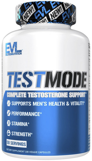 EVLUTIONNUTRITION 테스트모드 컴플리트 테스토스테론 서포트 베지 캡슐, 100정, 1개