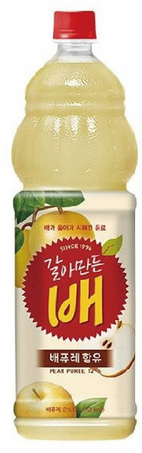 제트스카이 해태음료 갈아만든 배, 1.5L, 4개