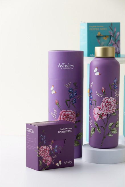 앤슬리 잉글리쉬 티가든 텀블러 퍼플 500ml, 없음, 1개
