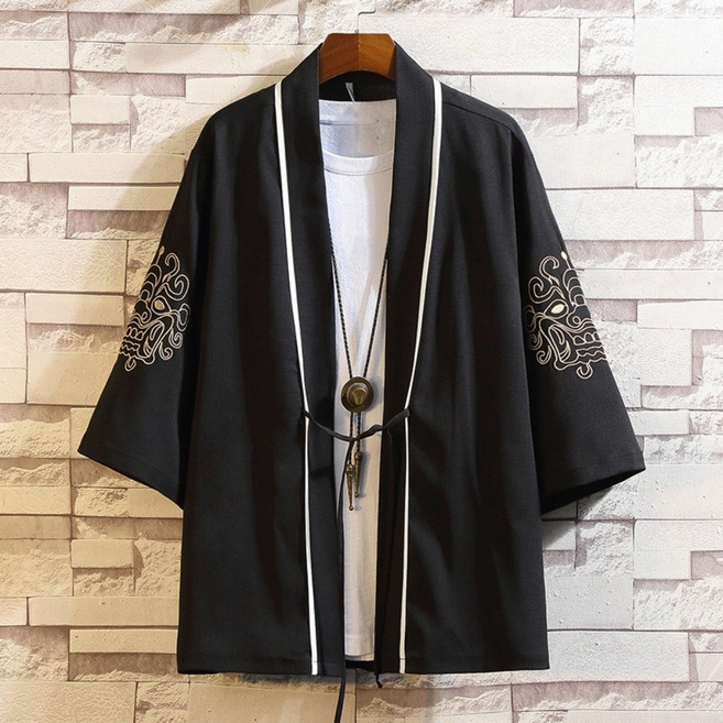 흑룡포 가디건 용포 자수 곤룡포 코스튬 두루마기 무사한복 남성개량한복