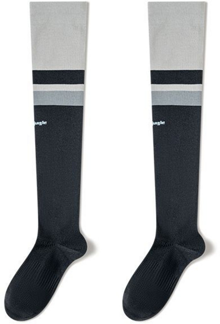 江狗 運動中筒襪, 1個, 黑色1雙