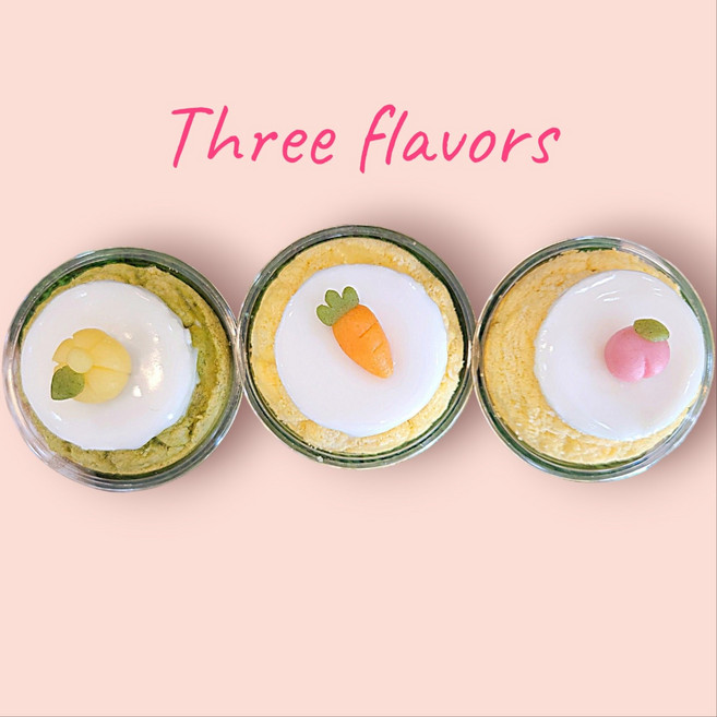 강아지케이크 3종 선물세트 "다양한 맛 생일파티", 1세트, 300g, 혼합