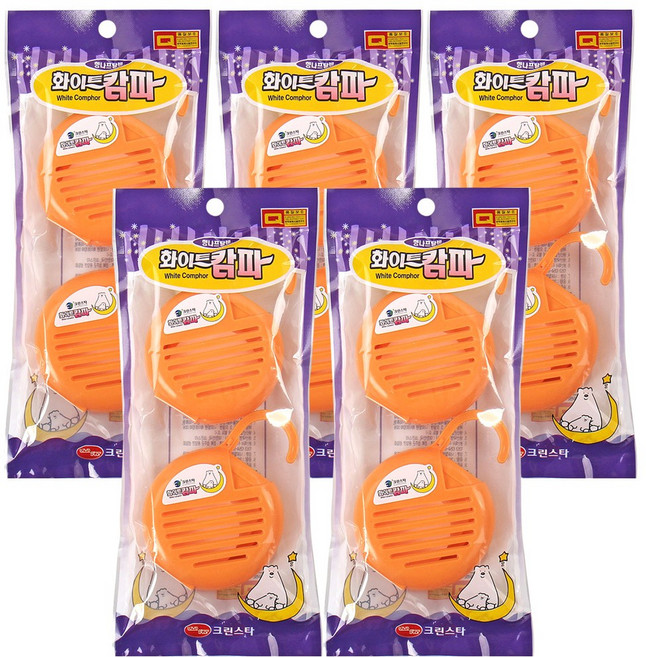 나프탈렌 나프타린 화이트캄파006 좀약 방충제, 60g, 5개