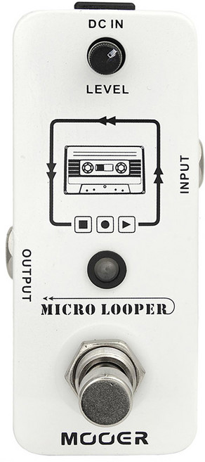 Mooer Micro 일렉트릭 기타 용 미니 루프 녹음 효과 페달 True Bypass 부품 및 액세서리