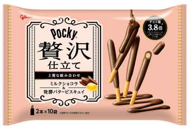 에자키 글리코 포키 호화로운맛 밀크쇼콜라 발효버터 비스큐 120g, 1개