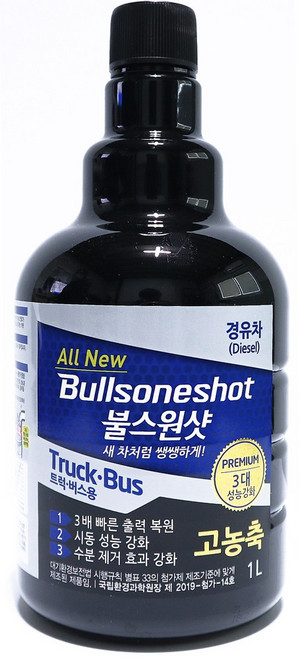 불스원 불스원샷 대용량 1L 트럭버스용 첨가제 경유용, 1개
