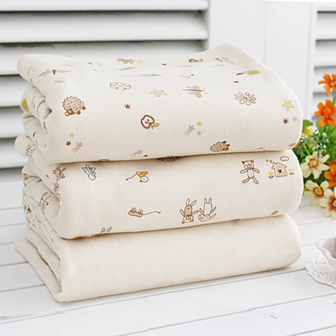 미래천 순면 오가닉 양면 다이마루 원단 아가동산/무지, 무지, 1개 - 쿠팡