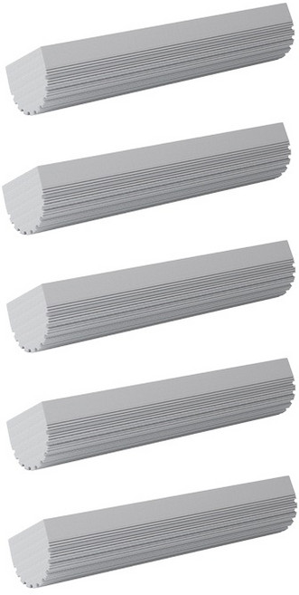 헤라우스점핑 와이드 매직 펄프 청소기 밀대 전용 리필 패드, 5개