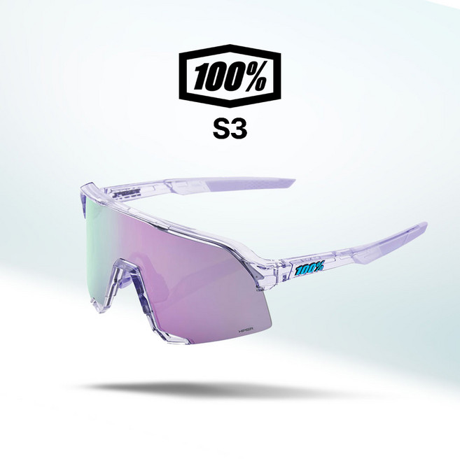 100% S3 고글 선글라스 정식수입품, 05.폴리시드라벤더/라벤더미러, 1개