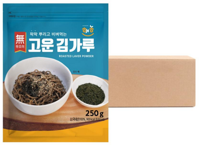 해농 고운 김가루 250g, 4개