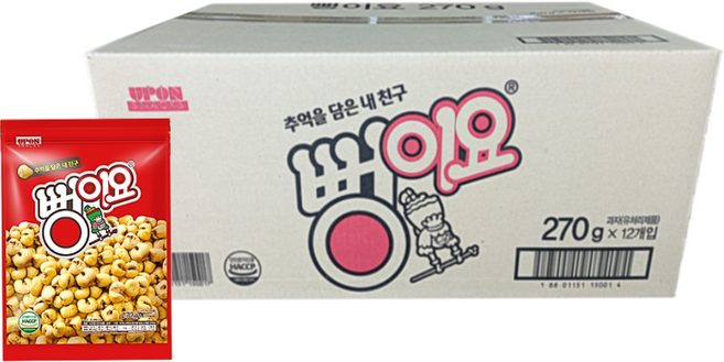 서울식품 뻥이요 골드, 270g, 12개