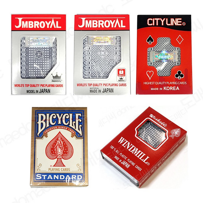 포커 포카 카드 트럼프 일제포커카드 포커게임 카드게임 트럼프게임 트럼프놀이 포커놀이 하우스포커 트럼프카드 일본산 미국산 국산 바이시클 윈드밀 시티라인 화투 종합무료, 제이엠비로얄 모델제팬 JMBROYAL, 1개