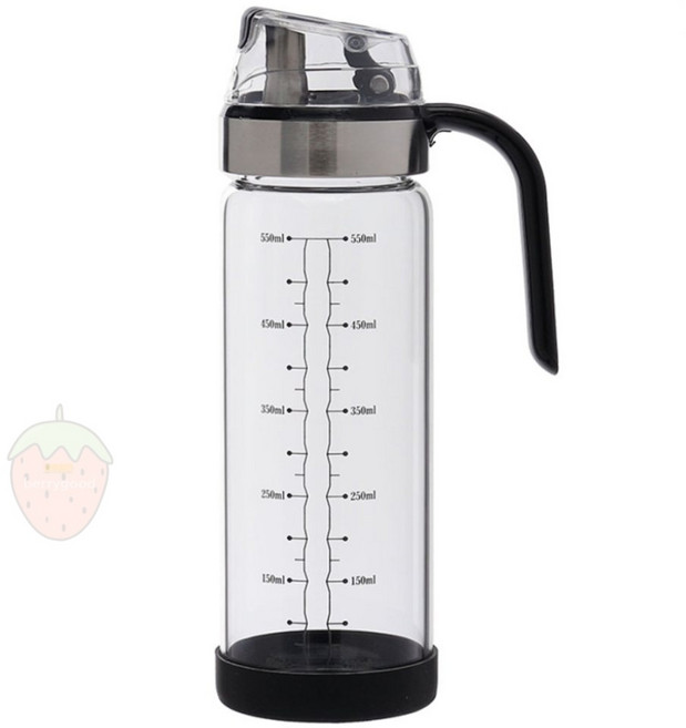 추카상점 내열유리 자동개폐 오일병 550ml 간장소스병, 1개