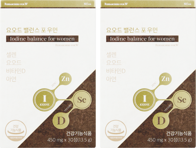 리서쳐스 투비컷 요오드, 30정, 2개