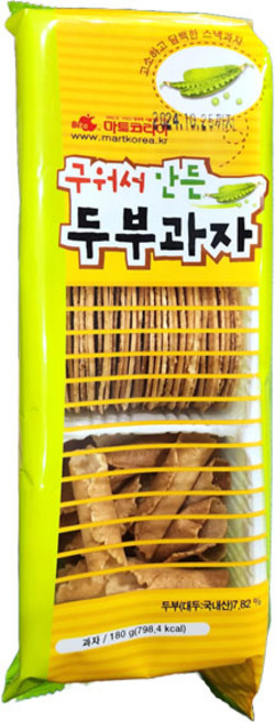 금호제과 구워서 만든 양파과자 두부과자 주전부리 담백한 과자, 180g, 1개