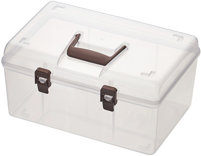 흥덕이네~ 크린업박스-대 다용도정리함 정리박스, 그레이, 1개