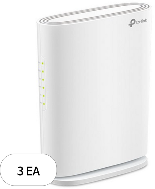 티피링크 AX1800 듀얼 밴드 기가비트 Wi-Fi 6 공유기, Archer AX23V, 3개