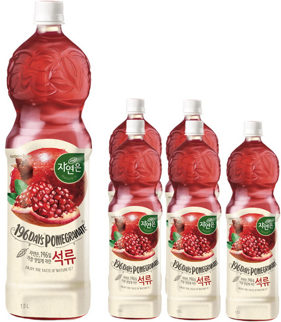 자연은 석류 주스, 1.5L, 6개