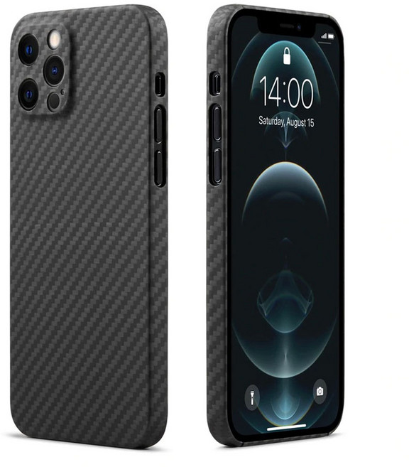 아이폰13프로맥스 케블라 카본 패턴 풀커버 케이스