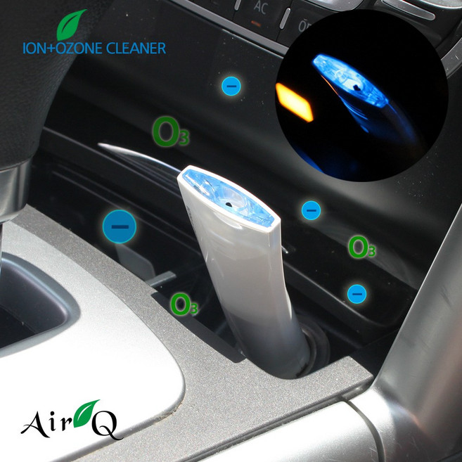 차량용 음이온 공기청정기 슈퍼 오조나이저, 블랙, 블랙