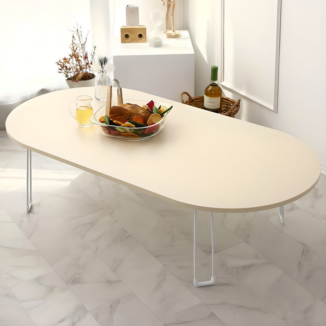 스토리퍼니쳐 E0 LPM 지문방지 비스포크 테이블, 핑키쉬크림