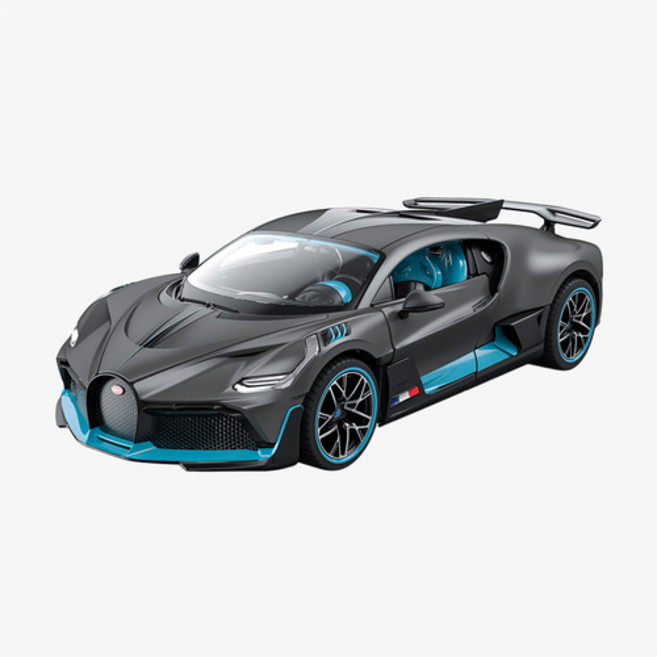 라스타 부가티 디보DIVO 1:24 다이캐스트 슈퍼카 장난감, 라스타 부가티 DIVO (1:24 다이캐스트) - 1개, 1개