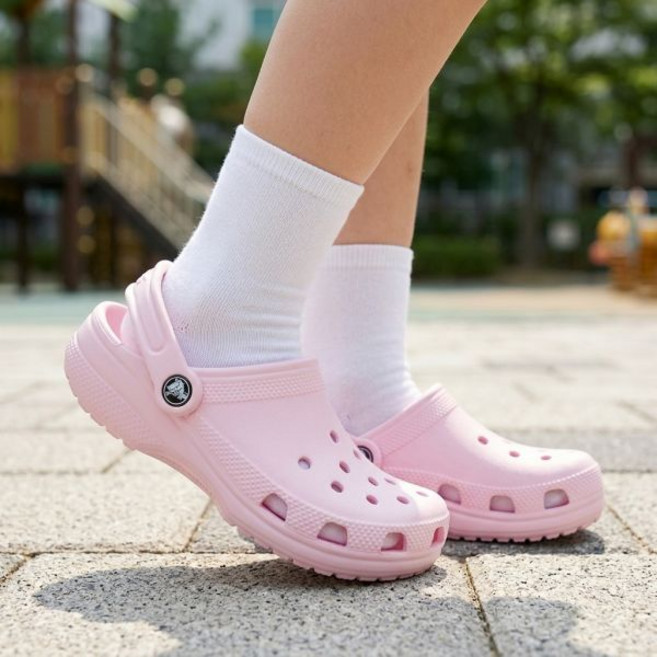 CROCS KIDS 아동 어린이 초등 스니커즈 일상화 운동화 크록스 클래식 클로그 핑크 밀크 여름 샌들 18