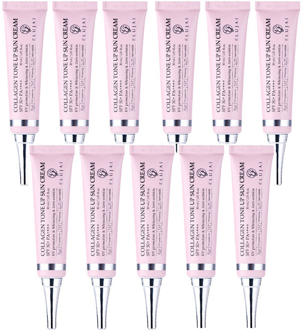 엘루자이 콜라겐 톤업 선크림 자외선차단 SPF50+, 30ml, 11개