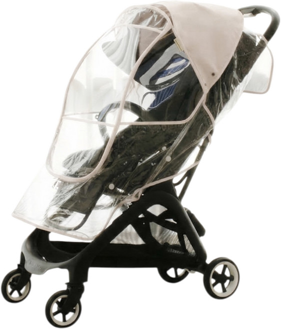 맘노코 프리미엄 유모차 유아차 트라이크 레인커버, 아이보리, 1개, 맘노코 레인커버 무지