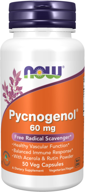 NOW Foods 碧蘿芷素食膠囊, 50入, 1個, 60mg