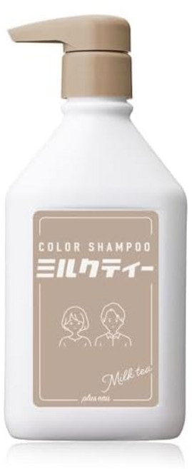 plus eau 플뤼스오 컬러샴푸 탈색머리용 밀크티 프루티 플로랄향 280ml, 1개