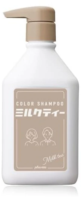 plus eau 플뤼스오 컬러샴푸 탈색머리용 밀크티 프루티 플로랄향 280ml, 1개 - 쿠팡