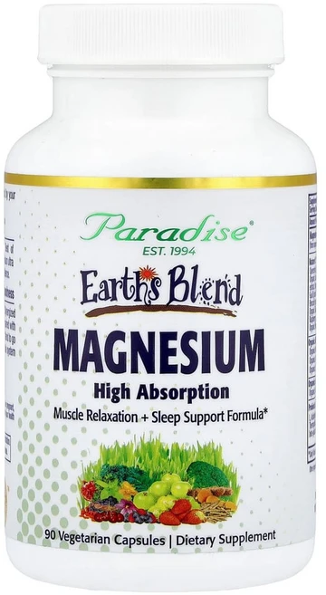파라다이스허브 Earths Blend 마그네슘 베지 캡슐 90정, PAR77871, 1개 - 쿠팡