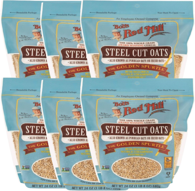 [밥스 레드 밀] 스틸 컷 오트 680 g 6 SET, 6개