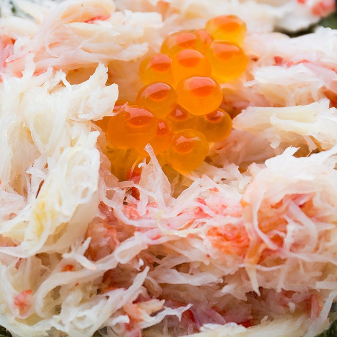 바다받아 국내산 붉은 대게살 홍게살, 1개, 파지 700g