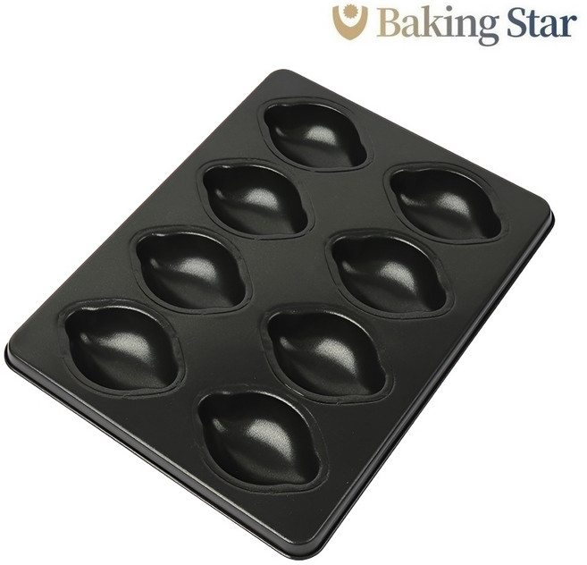 레몬마들렌틀 8구 레몬빵 레몬케이크팬, 1개