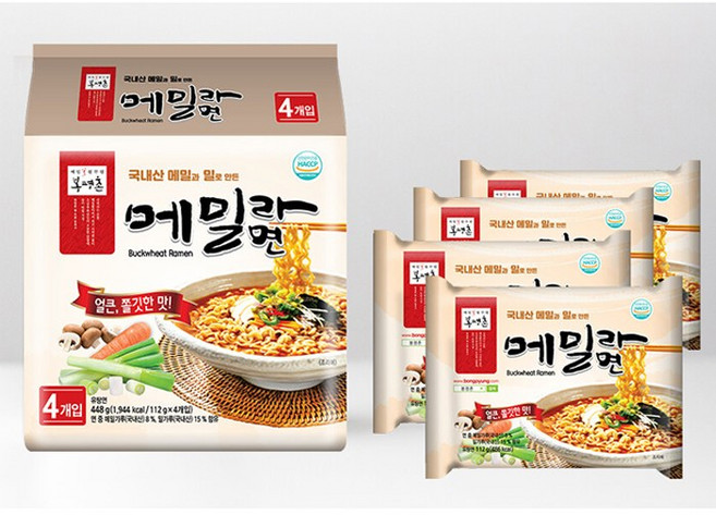 봉평촌 메밀라면 448g 2개