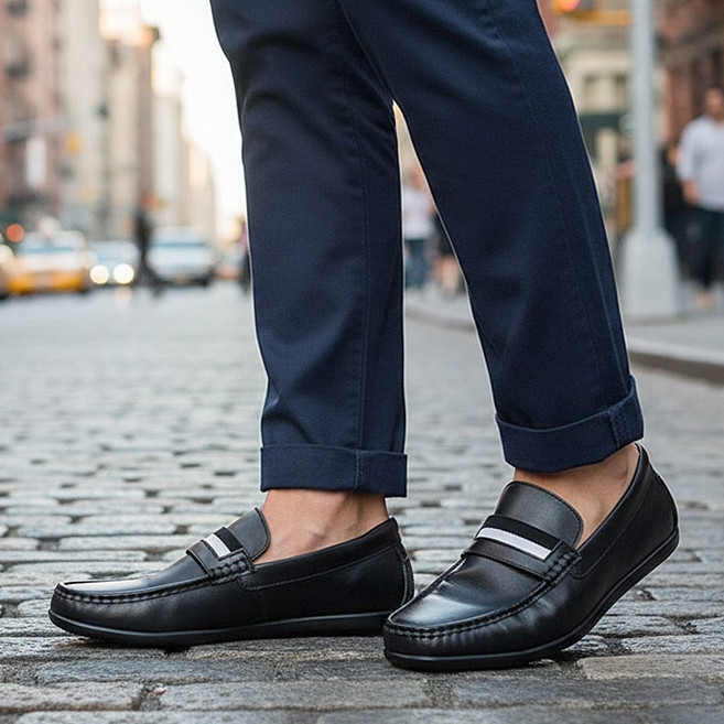 [한정판매] MDS-21 제제 소가죽 남성구두 정장화 로퍼 키높이 면접 예식구두