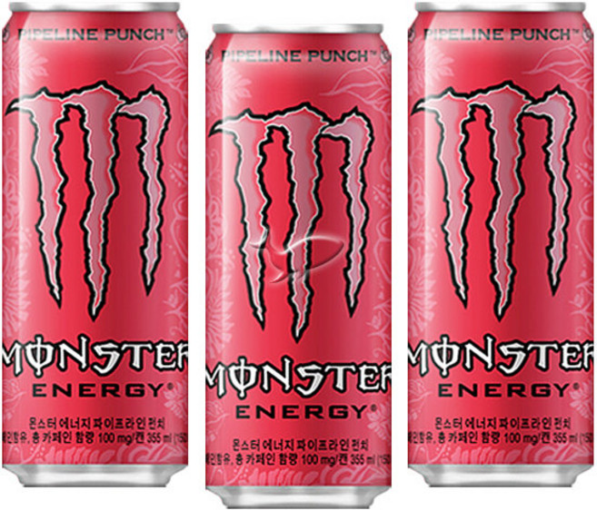 몬스터에너지 파이프라인 펀치 355ml 에너지음료, 5개