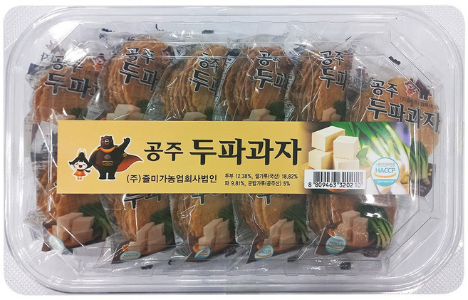 [도도나몰] 즐미가 구워만든 공주 두파과자 11개입, 1세트, 18g