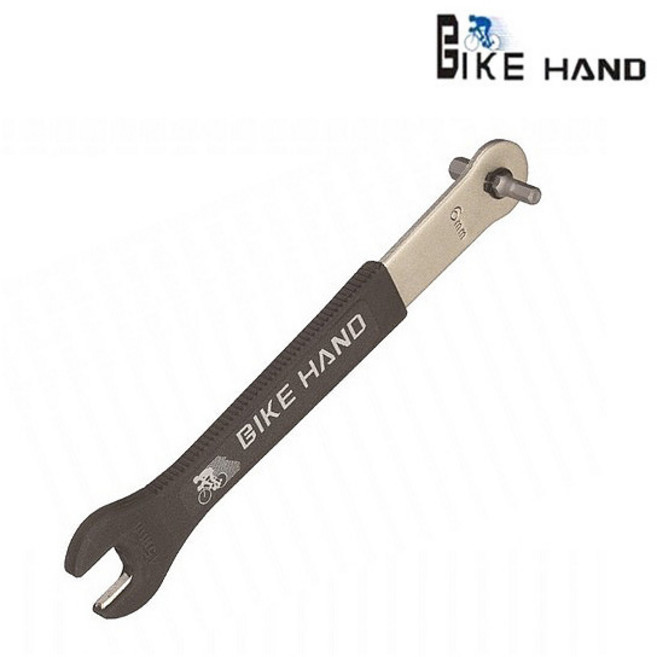 바이크핸드 YC-160 페달렌치 6/8mm 육각렌치포함, 1개