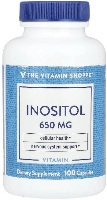 The Vitamin Shoppe 이노시톨 650mg 캡슐 100정 Shoppe (더 비타민 샵), The Vitamin Shoppe, 이노시톨, 650m, 1개 - 쿠팡