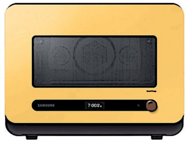 삼성전자 BESPOKE 큐커 멀티 터치 다이얼식 22L 글램 썬옐로우 방문설치, MO22A7797CV2