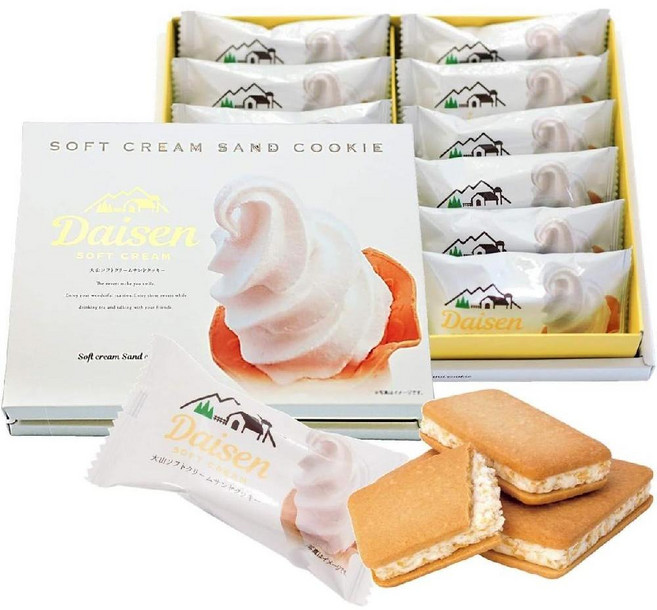 일본 오야마 소프트 크림 샌드 쿠키 12개입 527633