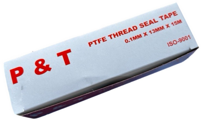 P&T 橘紅色止洩帶 15米, 1個