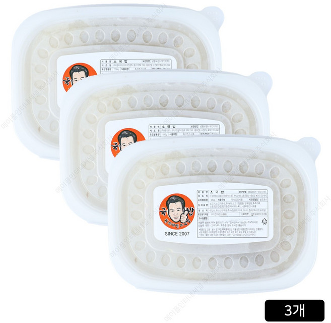 원조태평소국밥 소국밥, 소국밥 6개, 550g, 6개